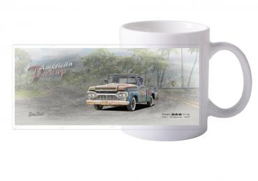 Keramiktasse mit Motiv von Pickup KTaPu2020-30